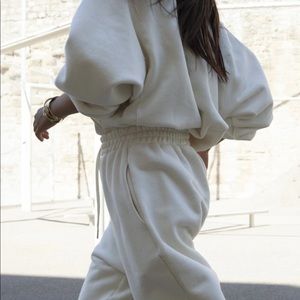 NWOT The Frankie Shop Vanessa Sweatpants XS - Vanilla